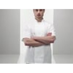 Plain Jacket Short Sleeve Chef's Premier 195 GSM